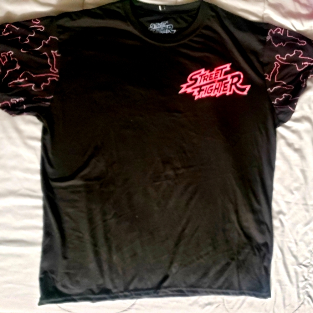 Street Fighter XXL Neon Ryu Shirt